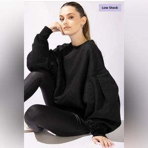 Popflex Brunch Sweater in Black